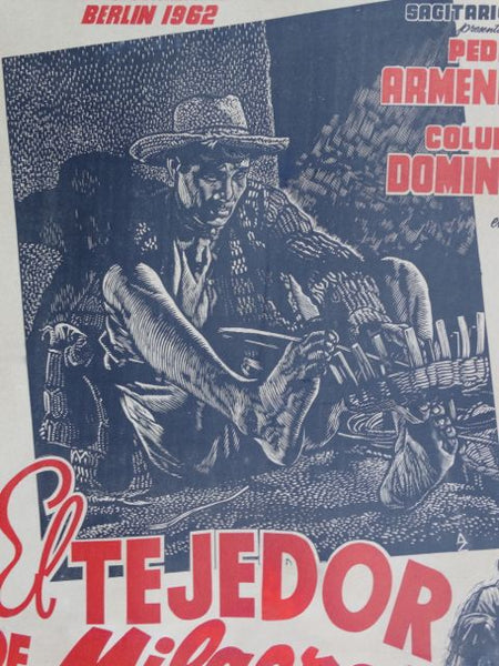 El Tejedor de Milagros Mexican Movie Poster 1962