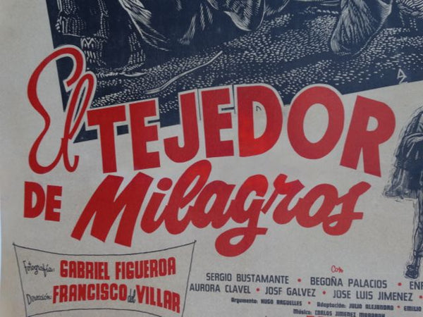 El Tejedor de Milagros Mexican Movie Poster 1962