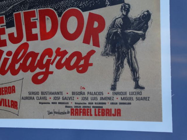 El Tejedor de Milagros Mexican Movie Poster 1962