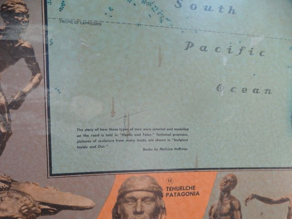 Races of the World and Where They Live --  Poster