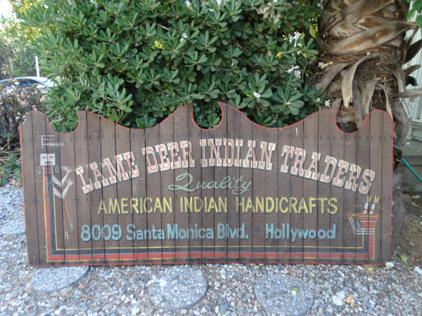 Lame Deer Indian Traders Sign