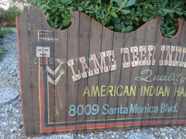 Lame Deer Indian Traders Sign