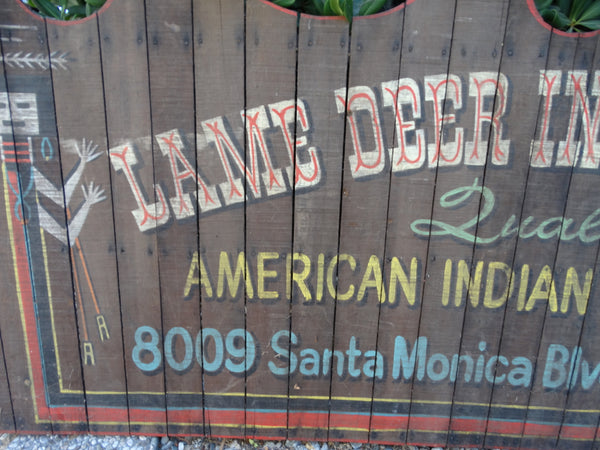Lame Deer Indian Traders Sign