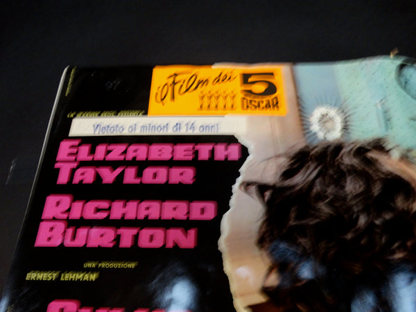 Italian movie half-sheet for WHO's AFRAID OF VIRGINIA WOOLF with Taylor/Burton