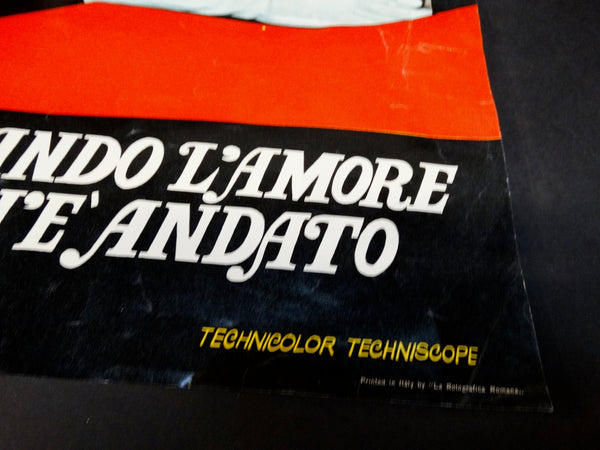 WHERE LOVE HAS GONE 1964 Italian version half sheet poster