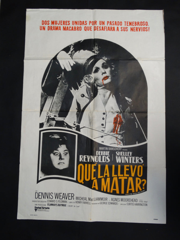 WHAT'S THE MATTER WITH HELEN? (Que La Llevo a Matar?) 1971, half sheet poster A735