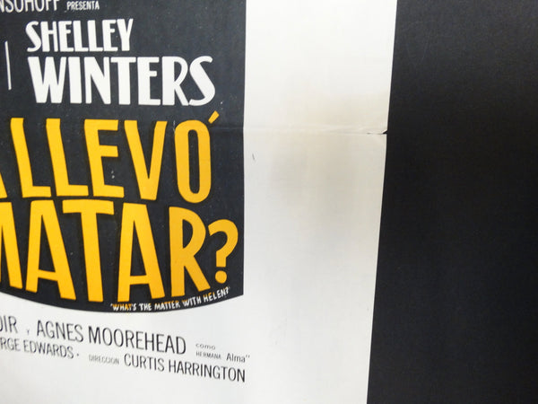 WHAT'S THE MATTER WITH HELEN? (Que La Llevo a Matar?) 1971, half sheet poster A735