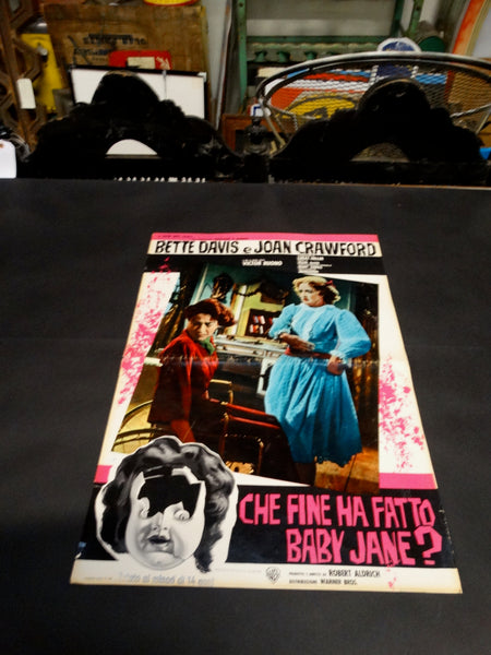 WHATEVER HAPPENED TO BABY JANE? 1962 Italian version half sheet poster