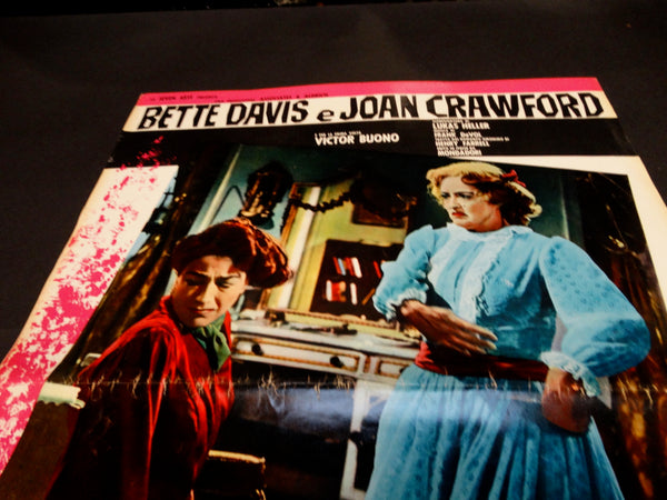 WHATEVER HAPPENED TO BABY JANE? 1962 Italian version half sheet poster