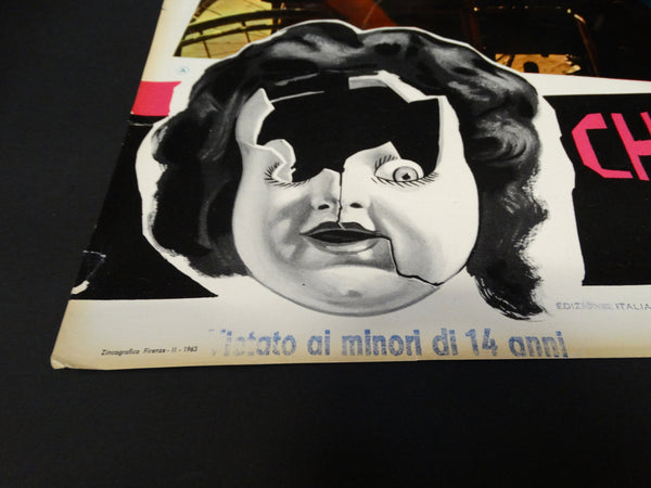 WHATEVER HAPPENED TO BABY JANE? 1962 Italian version half sheet poster