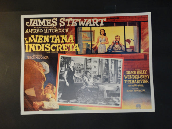 Alfred Hitchcock, Rear Window lobby card
