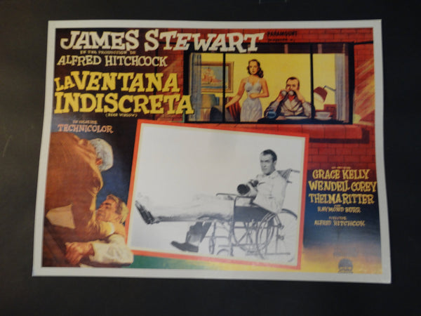 Alfred Hitchcock, Rear Window lobby card