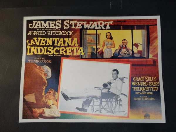 Alfred Hitchcock, Rear Window lobby card