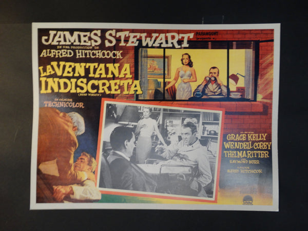 Alfred Hitchcock, Rear Window lobby card