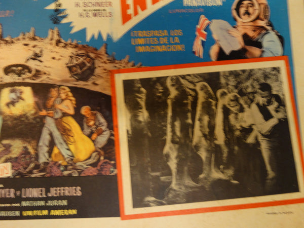 FIRST MEN IN THE MOON 1964 (Los Primeros en la Luna) vintage lobby card