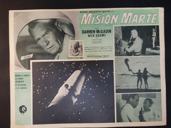 MISSION MARS 1968 (Mision Marte) Lobby Card