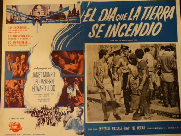 THE DAY THE EARTH CAUGHT FIRE 1961, Lobby Card