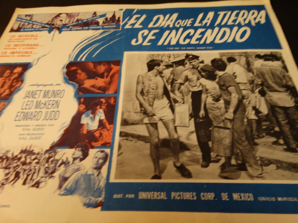 THE DAY THE EARTH CAUGHT FIRE 1961, Lobby Card