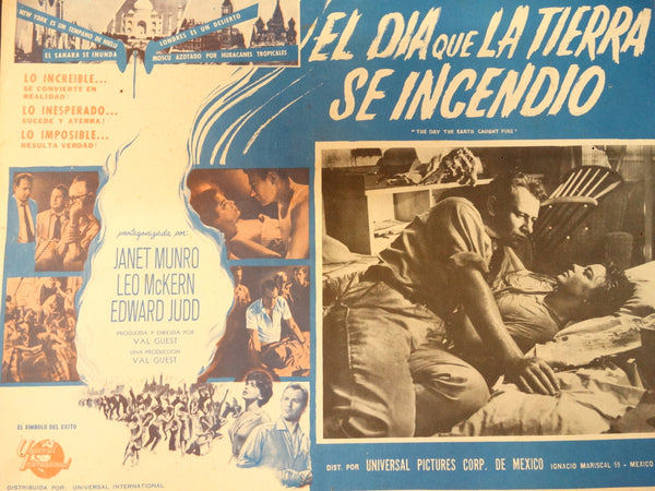 THE DAY THE EARTH CAUGHT FIRE 1961, Lobby Card