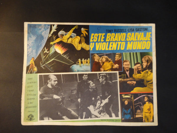 THE WILD, WILD PLANET 1966 Lobby Card