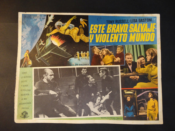 THE WILD, WILD PLANET 1966 Lobby Card