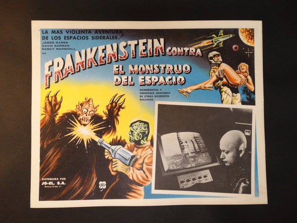 FRANKENSTEIN MEETS THE SPACE MONSTER 1965, Lobby Card