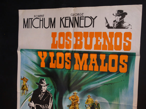 THE GOOD GUYS AND THE BAD GUYS 1969 (Los Buenos y Los Malos) one sheet movie poster
