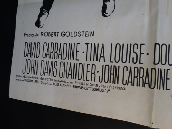 THE GOOD GUYS AND THE BAD GUYS 1969 (Los Buenos y Los Malos) one sheet movie poster