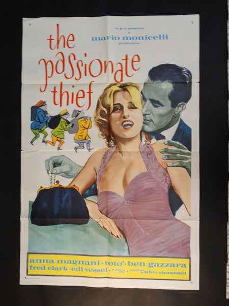 THE PASSIONATE THIEF 1960 (Risate di Gioia) one sheet RARE