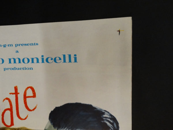 THE PASSIONATE THIEF 1960 (Risate di Gioia) one sheet RARE