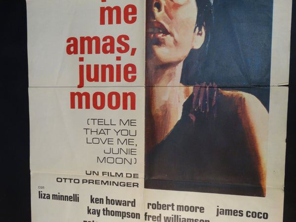 Tell Me That You Love Me, Junie Moon 1970 (Dime que me amas, Junie moon) one sheet (Spanish)