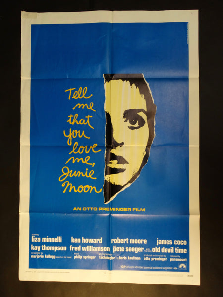Tell Me That You Love Me, Junie Moon 1970  one sheet movie poster AP797