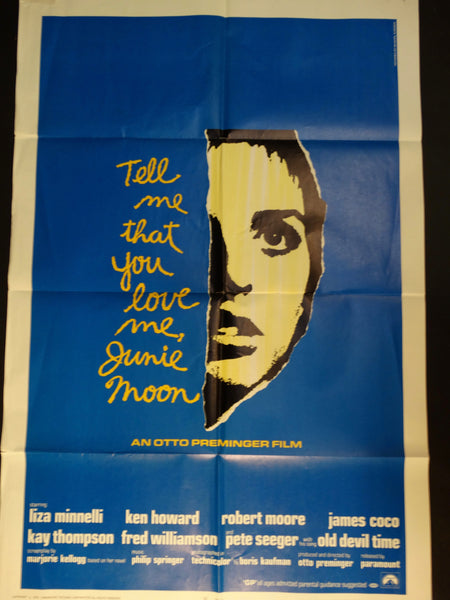 Tell Me That You Love Me, Junie Moon 1970  one sheet movie poster AP797