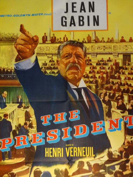THE PRESIDENT 1961 (Le Président) vintage one-sheet poster
