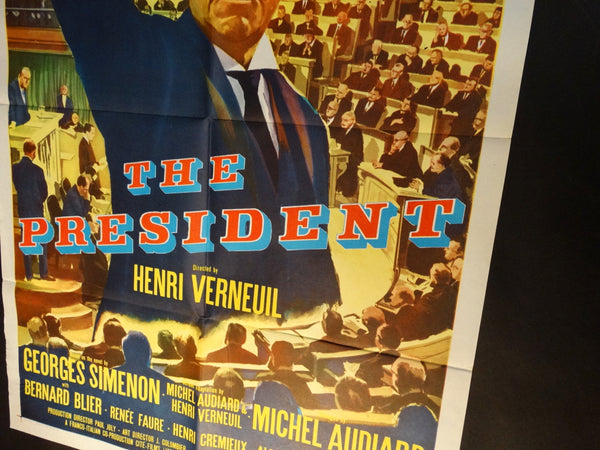 THE PRESIDENT 1961 (Le Président) vintage one-sheet poster