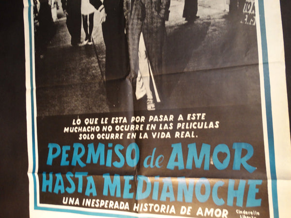 CINDERELLA LIBERTY 1973 (Permiso de Amor Hasta Medianoche) vintage Spanish language one-sheet