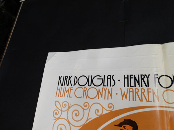 THERE WAS A CROOKED MAN... 1970 vintage one-sheet movie poster