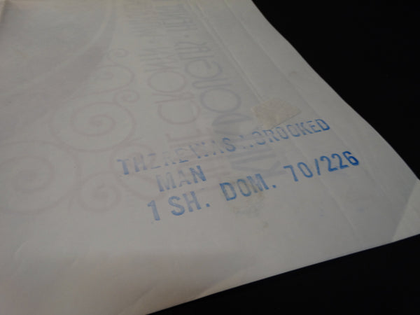 THERE WAS A CROOKED MAN... 1970 vintage one-sheet movie poster