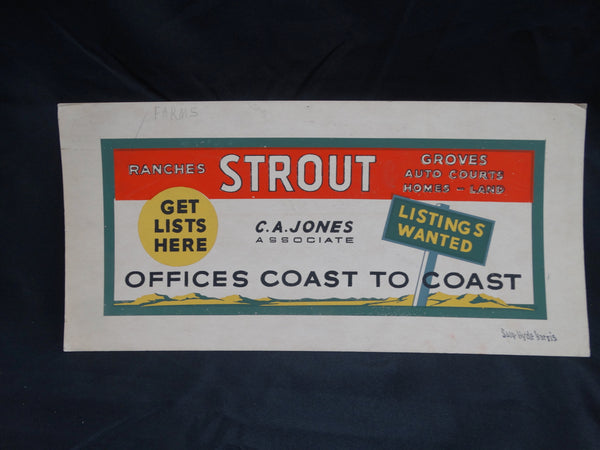 Sam Hyde Harris Maquette for Real Estate Ad