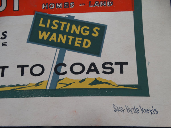 Sam Hyde Harris Maquette for Real Estate Ad