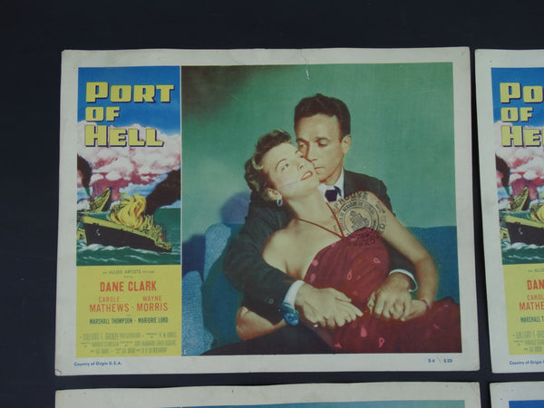 Port Of Hell (1954) 4 Lobby Cards
