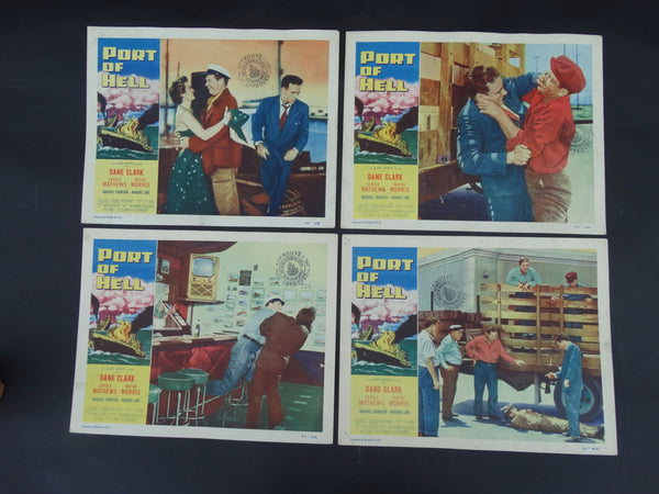 Port of Hell (1954) 4 Lobby Cards