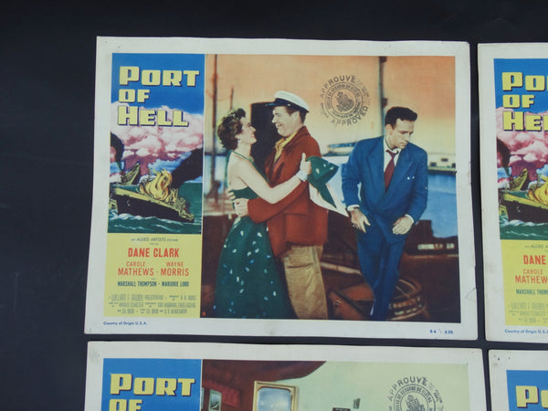 Port of Hell (1954) 4 Lobby Cards