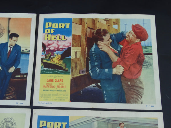 Port of Hell (1954) 4 Lobby Cards