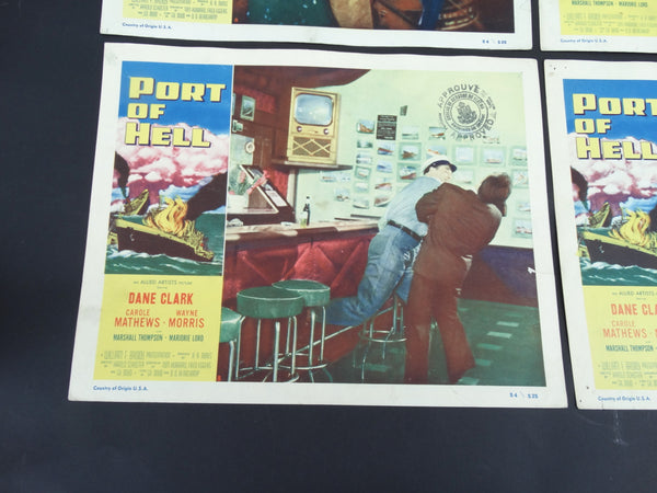 Port of Hell (1954) 4 Lobby Cards