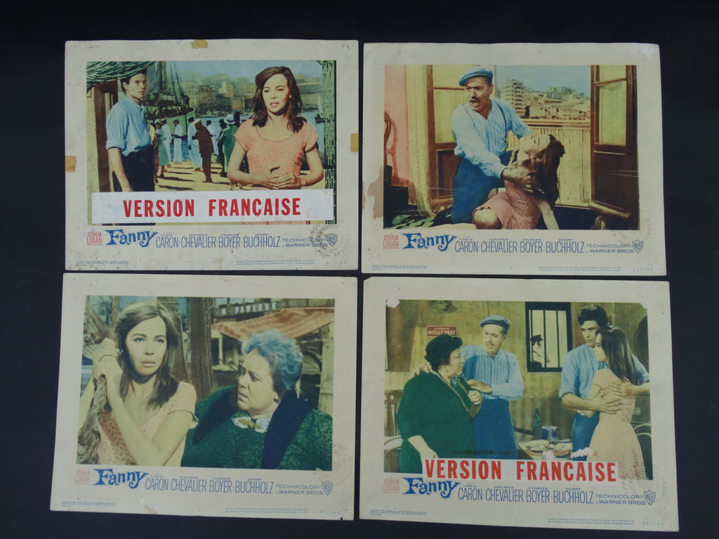 Fanny (1961) 4 Lobby Cards