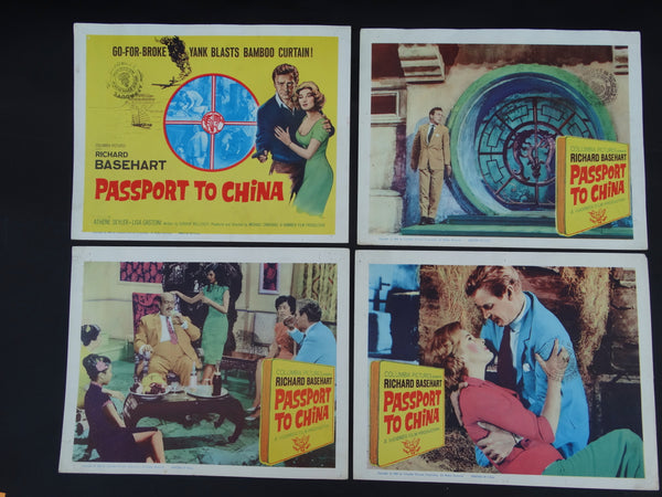 Passport To China (1960) 4 lobby Cards