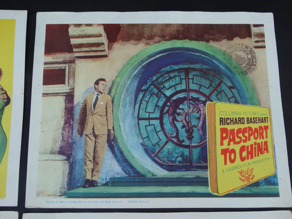 Passport To China (1960) 4 lobby Cards