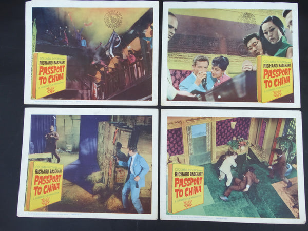 Passport To China (1960) 4 Lobby Cards