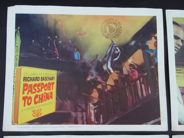 Passport To China (1960) 4 Lobby Cards